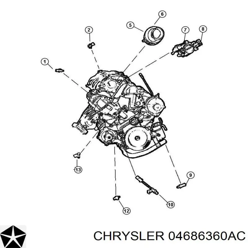 04686360AC Chrysler 