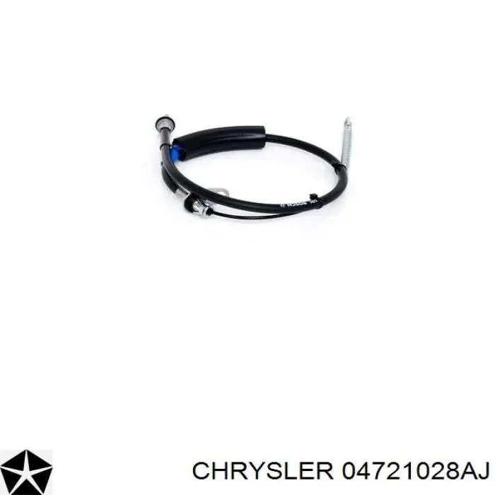Трос стояночного тормоза задний правый Chrysler 04721028AJ цена, от 18.64 USD