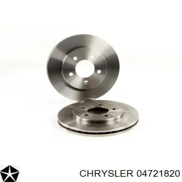 Передний тормозной диск Chrysler 04721820