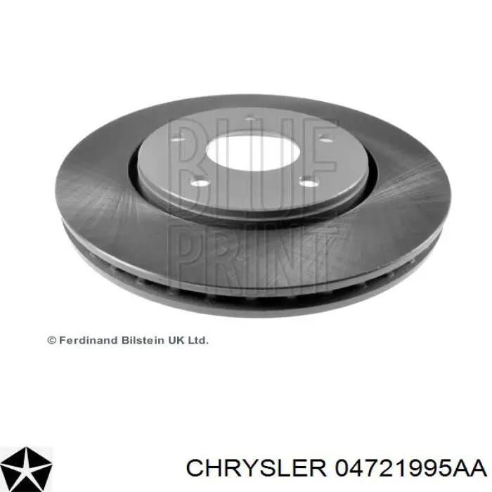 Тормоз дисковый передний Chrysler 04721995AA цена, от 46.42 USD