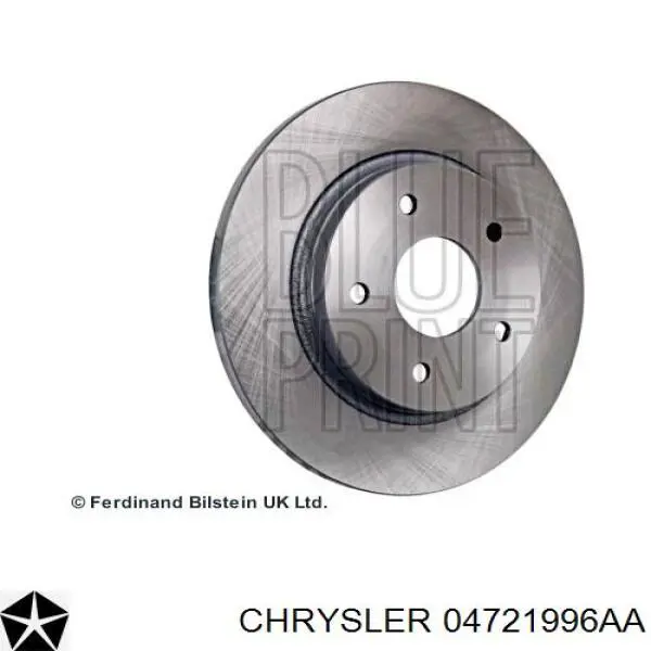 Купить 04721996AA Chrysler Диск тормозной задний