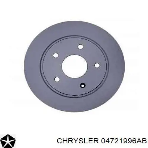 04721996AB Chrysler диск тормозной задний