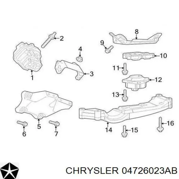 K04726023AB Fiat/Alfa/Lancia 