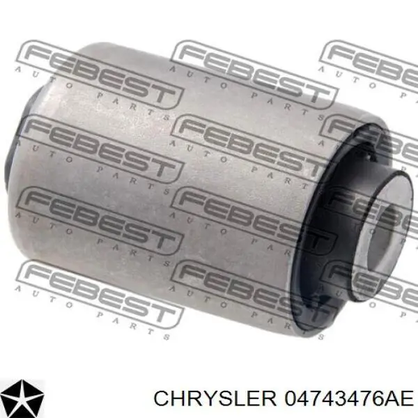 04743476AE Chrysler braço oscilante inferior direito de suspensão dianteira