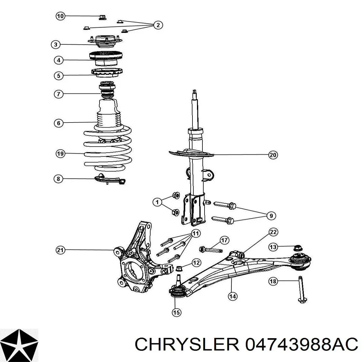 04743988AC Chrysler 