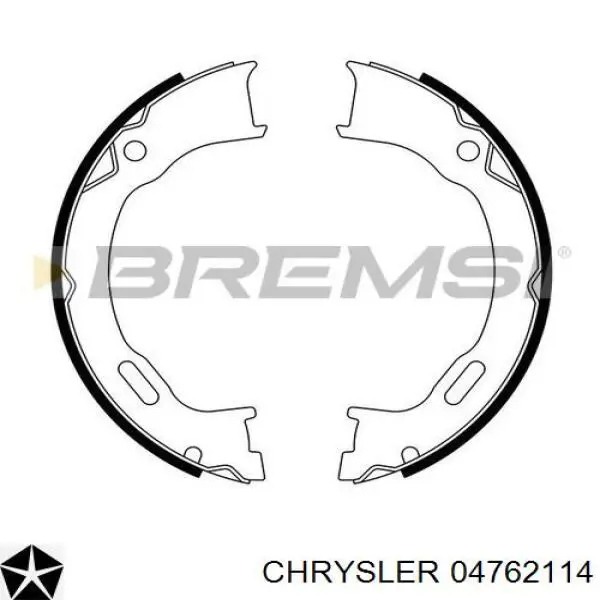 Колодки ручника 04762114 Chrysler