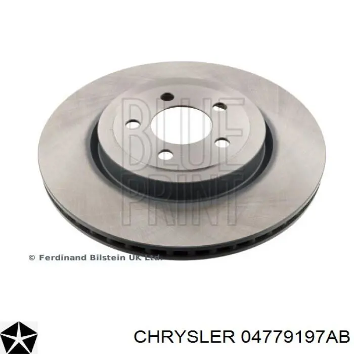 Передние тормозные диски 04779197AB Chrysler