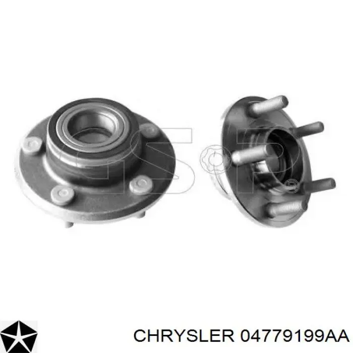 Купить 04779199AA Chrysler Ступица переднего колеса