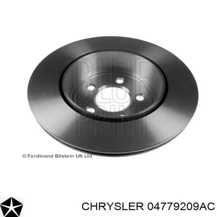 Задний тормозной диск Chrysler 04779209AC цена, от 56.47 USD