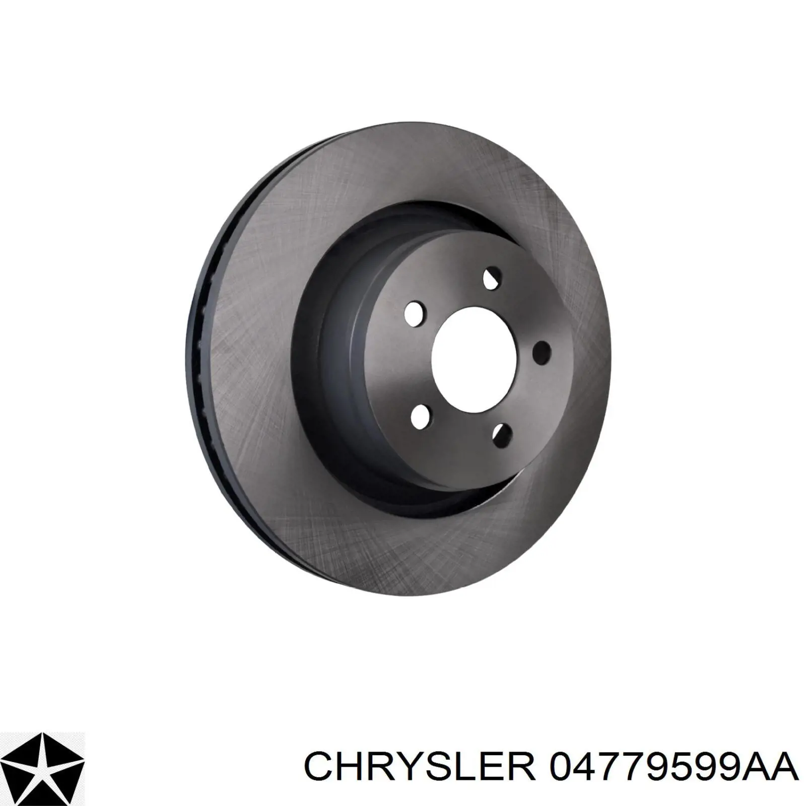 04779599AA Chrysler Диск тормозной передний