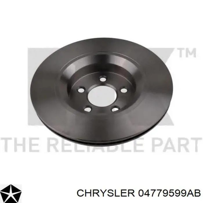 Купить 04779599AB Chrysler Ротор тормозной