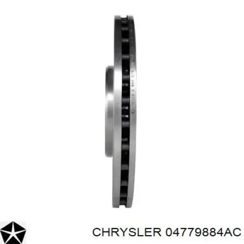Передний тормозной диск Chrysler 04779884AC