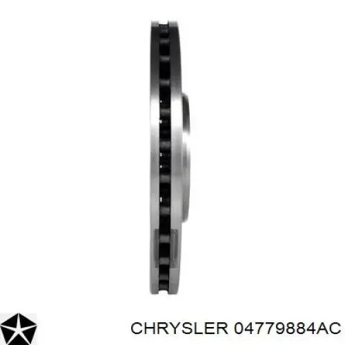 04779884AC Chrysler Диск тормозной передний