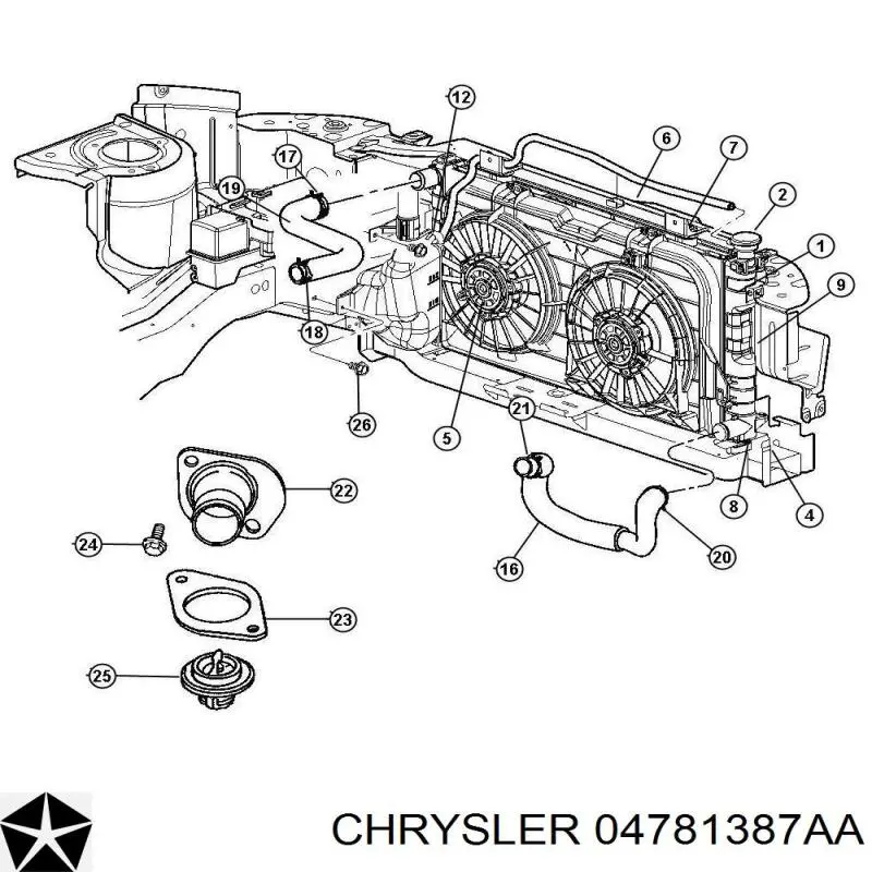  04781387AA Chrysler