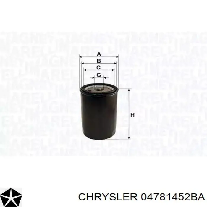  4781452BA Chrysler