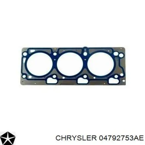 04792753AE Chrysler vedante esquerdo de cabeça de motor (cbc)