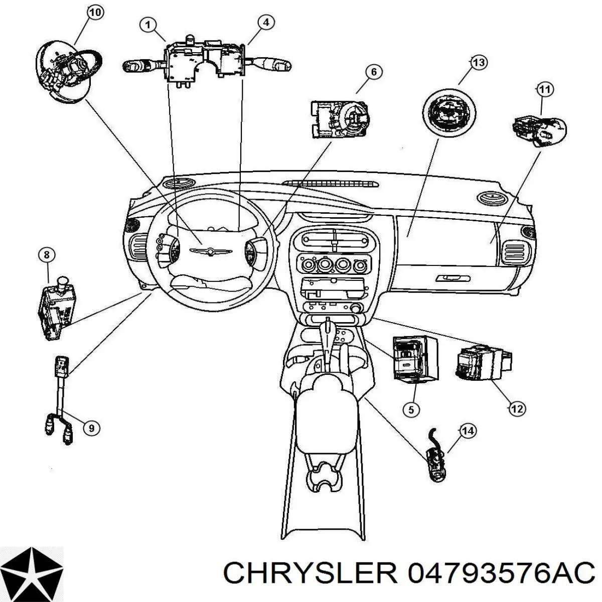  04793576AC Chrysler