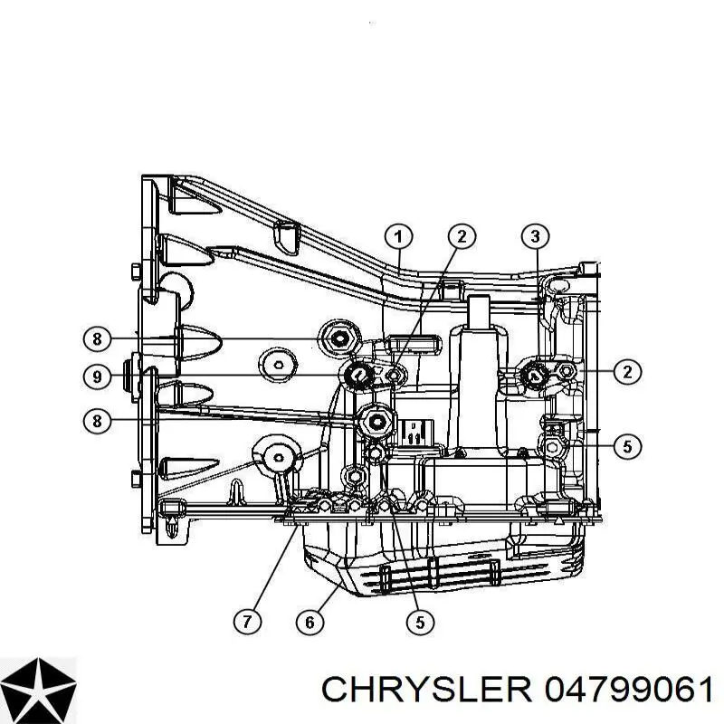 Датчик скорости 04799061 Chrysler