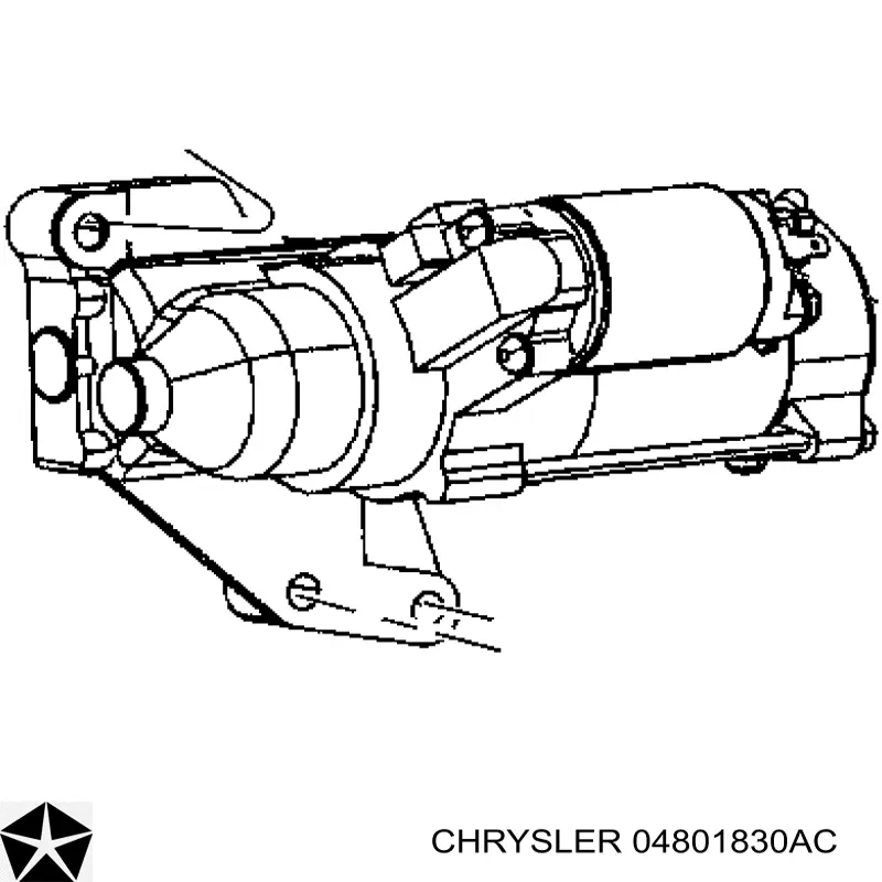 RL801830AC Chrysler стартер
