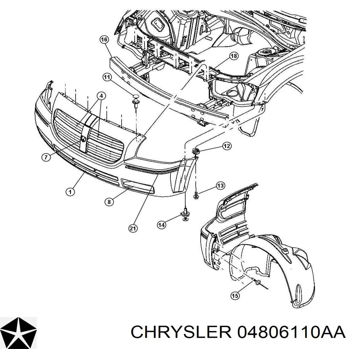  04806110AA Chrysler