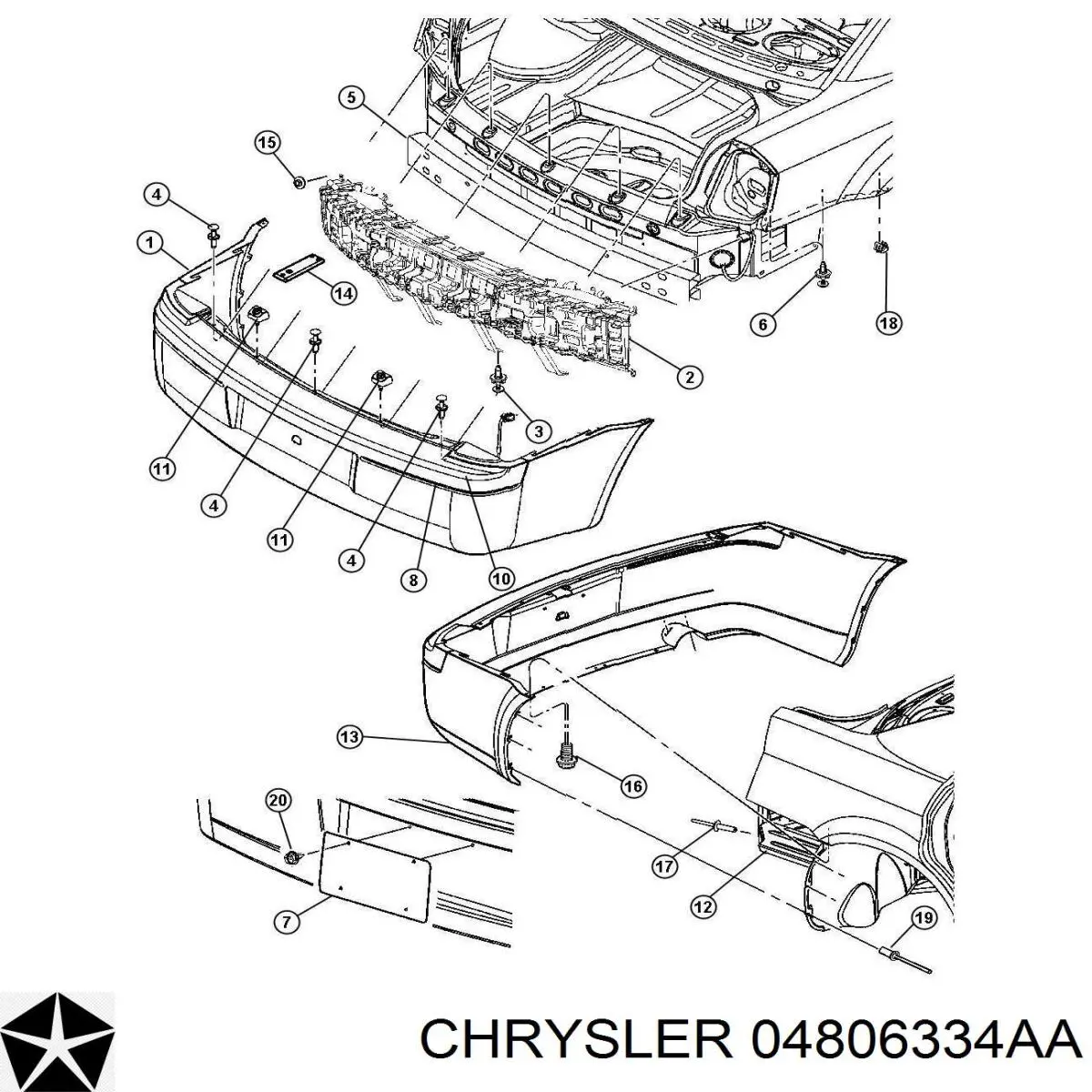  04806334AA Chrysler