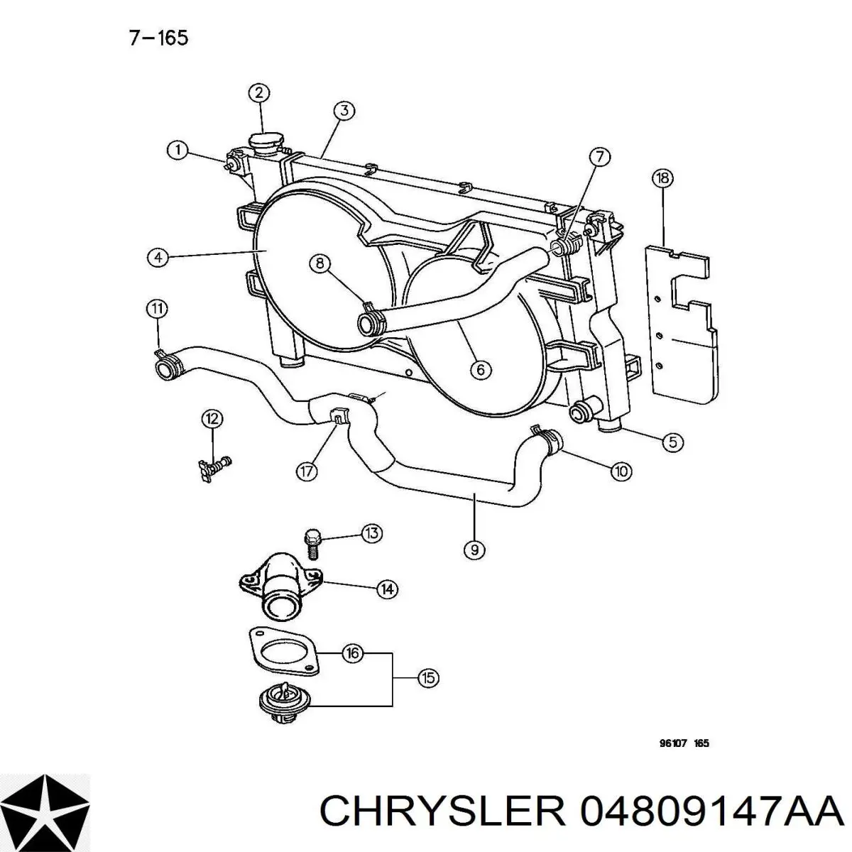 04809147AA Chrysler 