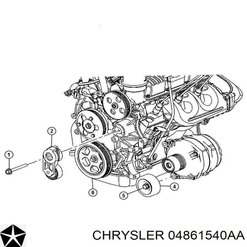  K04861540AA Fiat/Alfa/Lancia