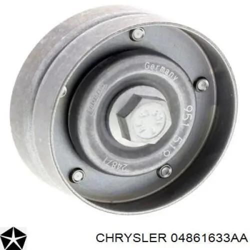 Ролик натяжителя приводного ремня Chrysler 04861633AA