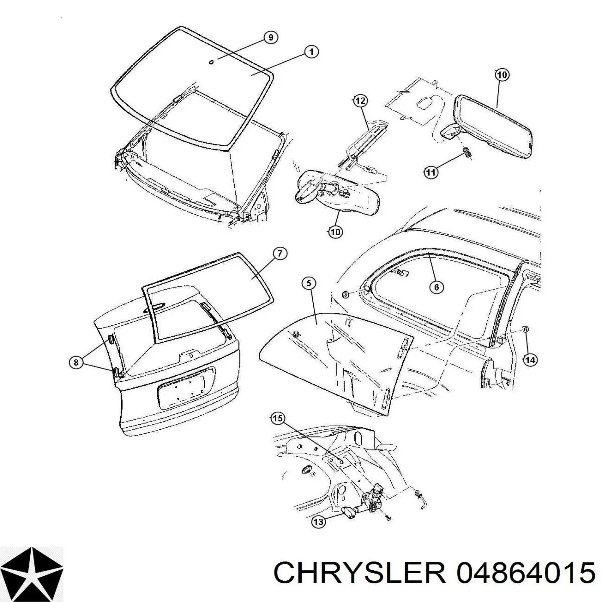  Chrysler 4864015AB цена, от 77.54 USD