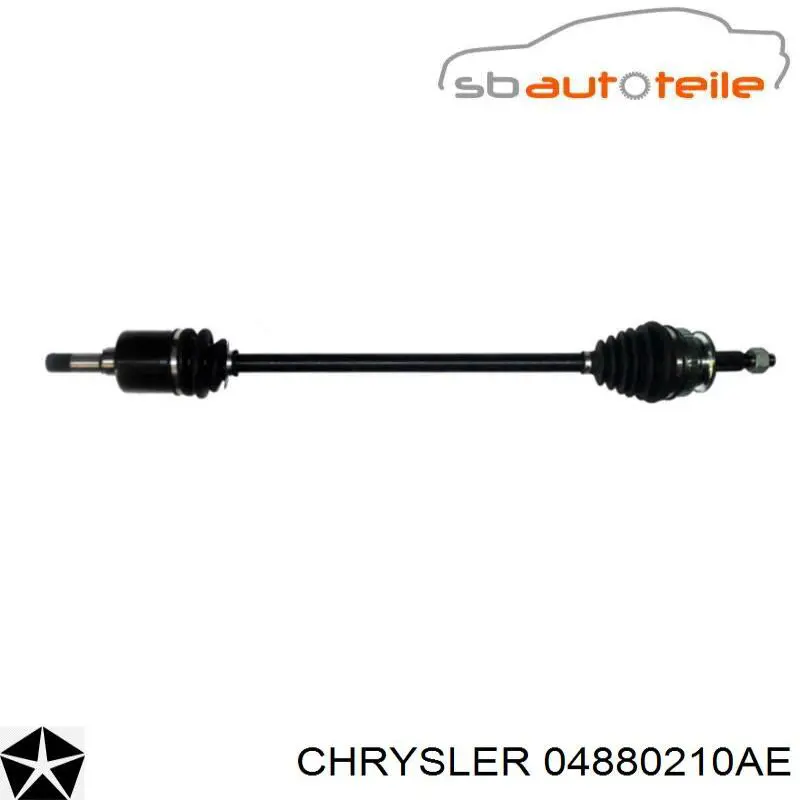 4880210AE Chrysler semieixo (acionador dianteiro direito)