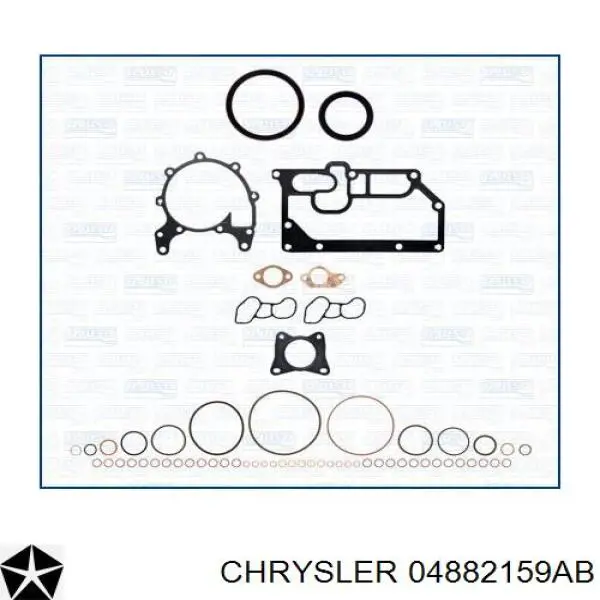 Комплект прокладок двигателя верхний на Chrysler New Yorker SALON 