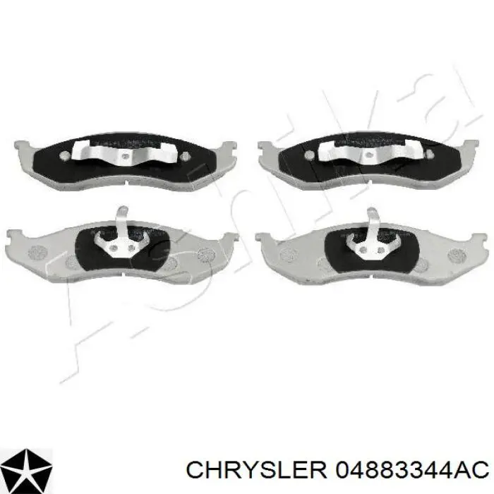 Купить 04883344AC Chrysler Колодки тормозные