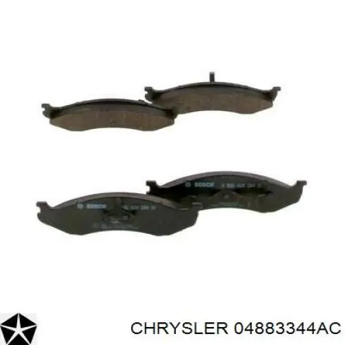 Колодки Chrysler 04883344AC цена, от 20.27 USD