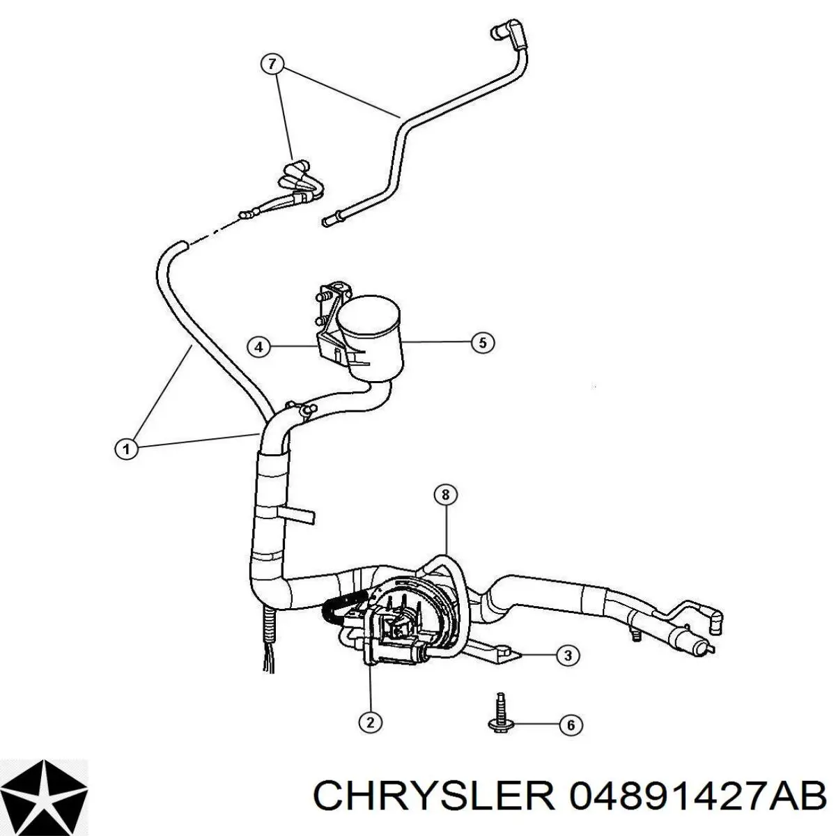  K04891427AB Fiat/Alfa/Lancia