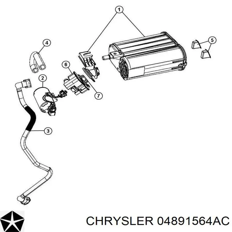 4891564AA Chrysler 