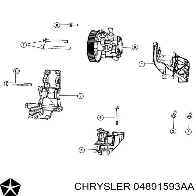 K04891593AA Fiat/Alfa/Lancia 