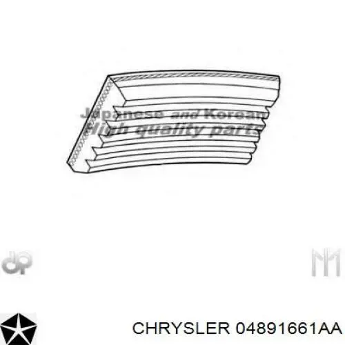 04891661AA Chrysler ремень генератора