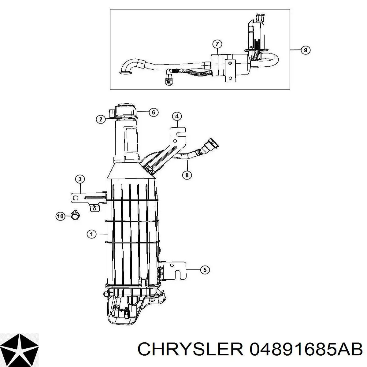 Купить 04891685AB Chrysler 