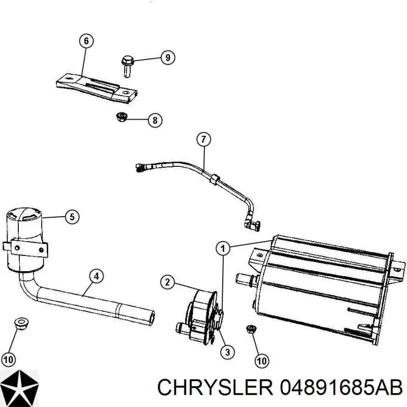  Chrysler 04891685AB цена, от 38.01 USD