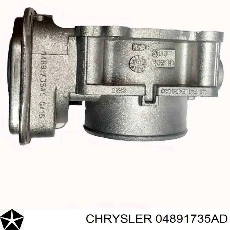 04891735AD Chrysler Дроссельная заслонка