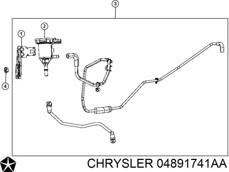 CP646 Standard Клапан вентиляции газов топливного бака