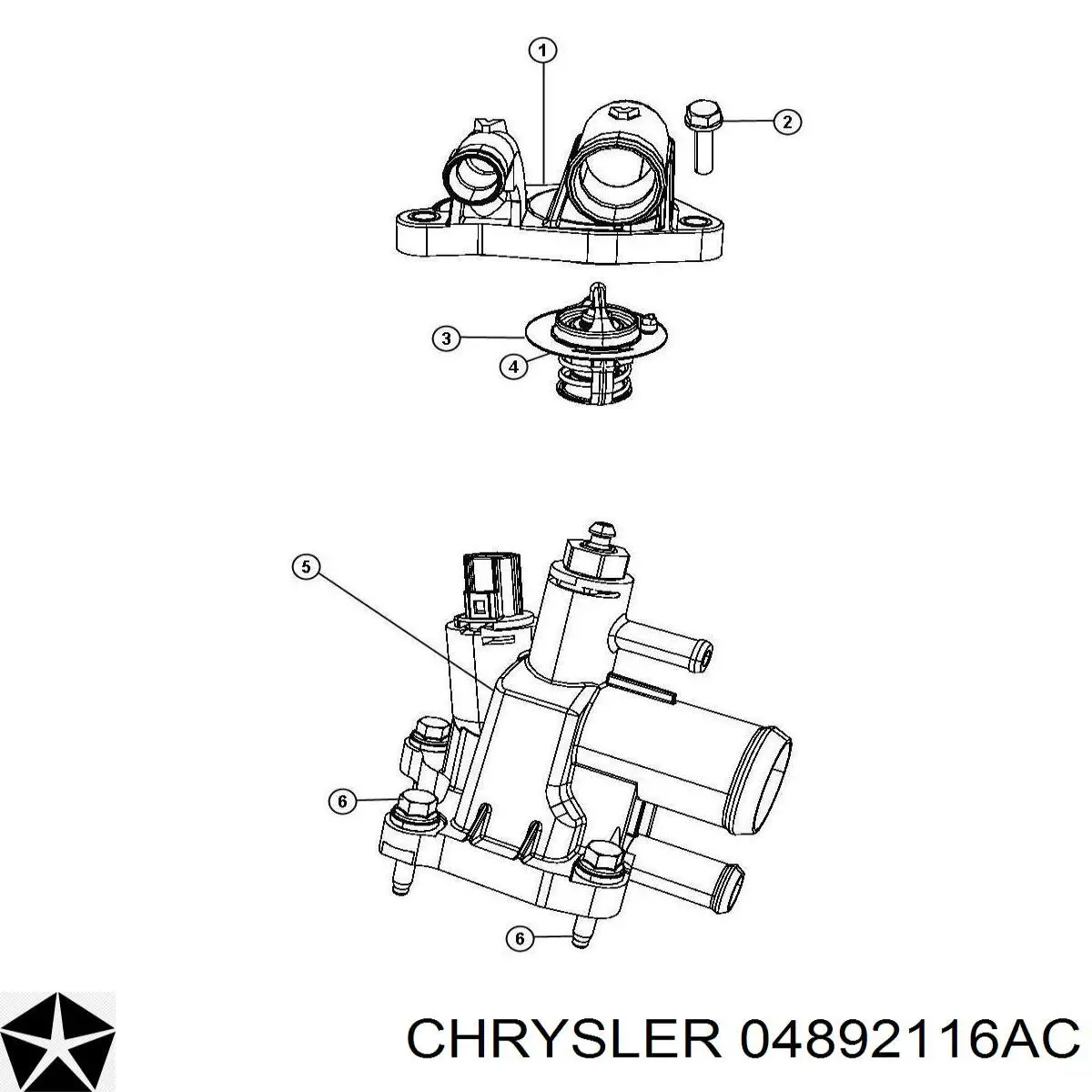 04892116AC Chrysler 