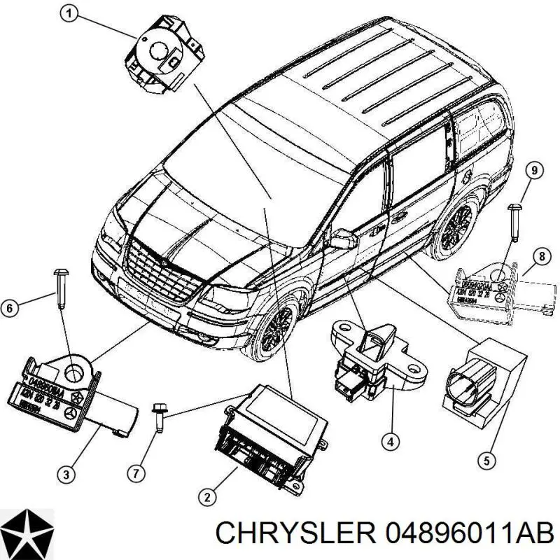 Купить 04896011AB Chrysler 