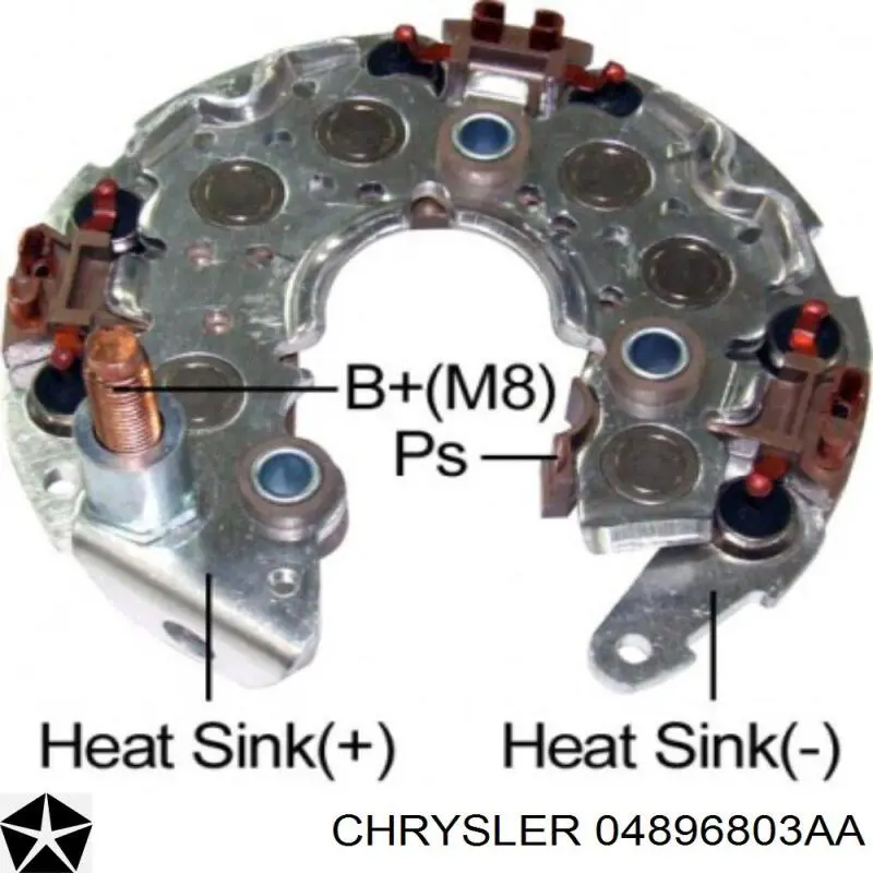 04896803AA Chrysler Генератор автомобильный