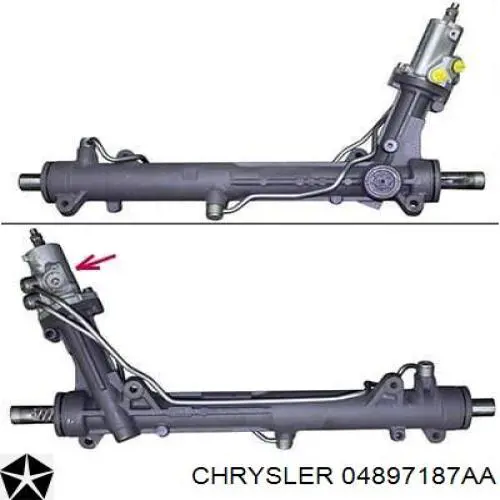 4626895 Chrysler Управление рулевое в сборе