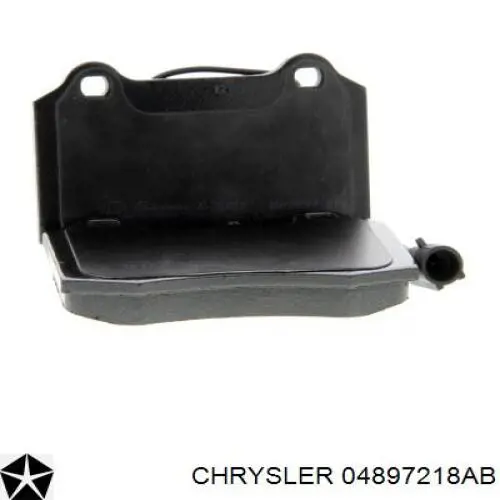 Передние тормозные колодки 04897218AB Chrysler