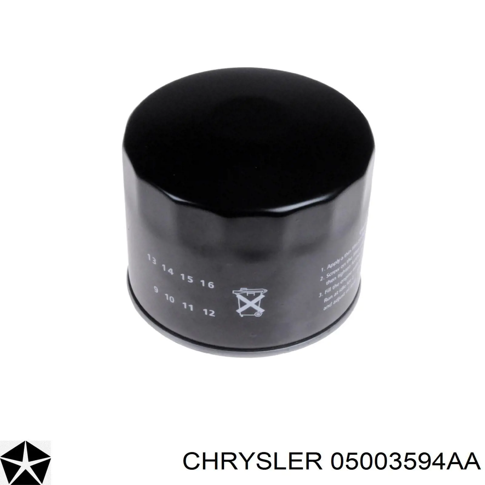 05003594AA Chrysler масляный фильтр