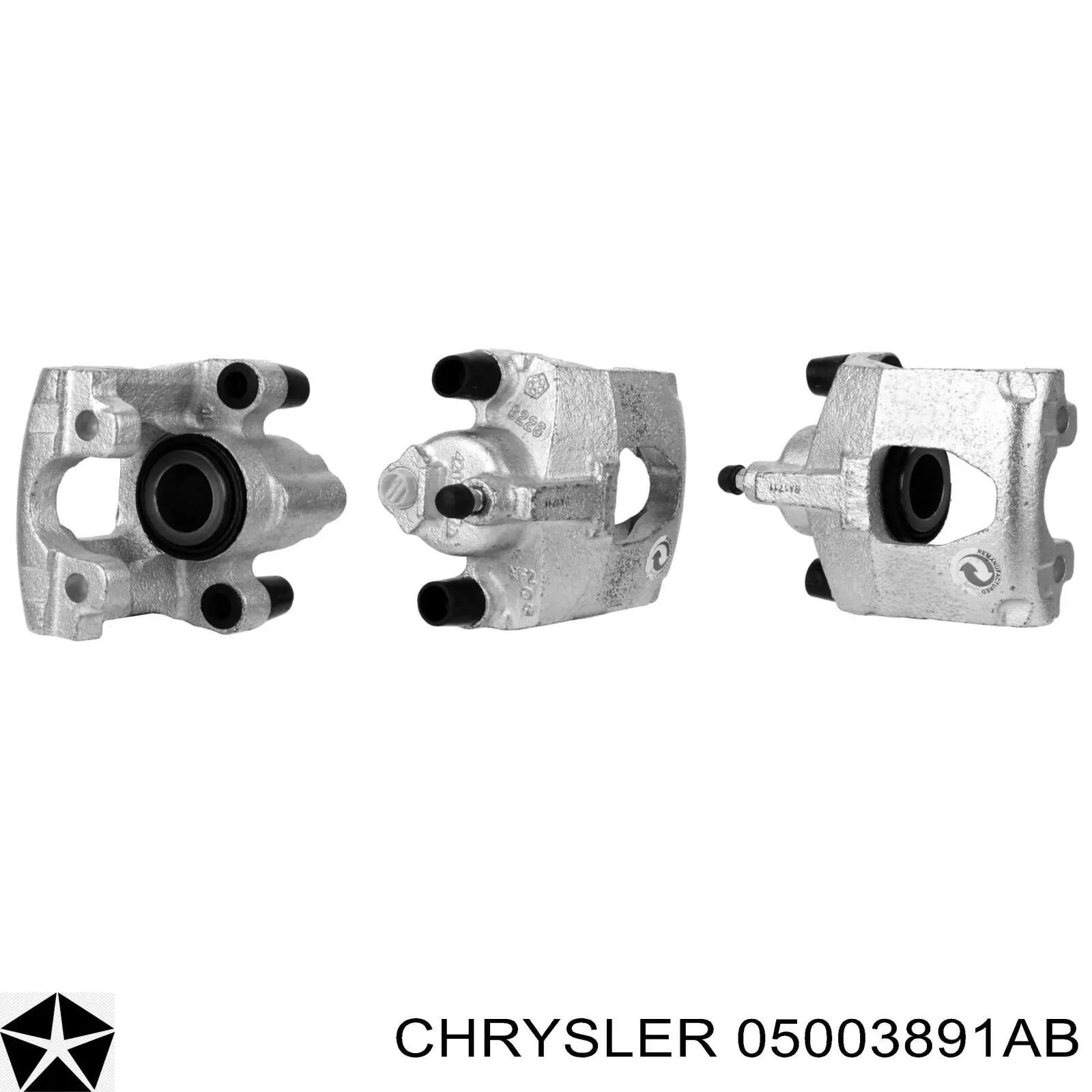 Суппорт тормозной, задний Chrysler 05003891AB