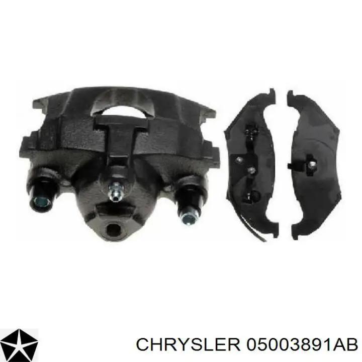 Суппорт тормозной задний 05003891AB Chrysler
