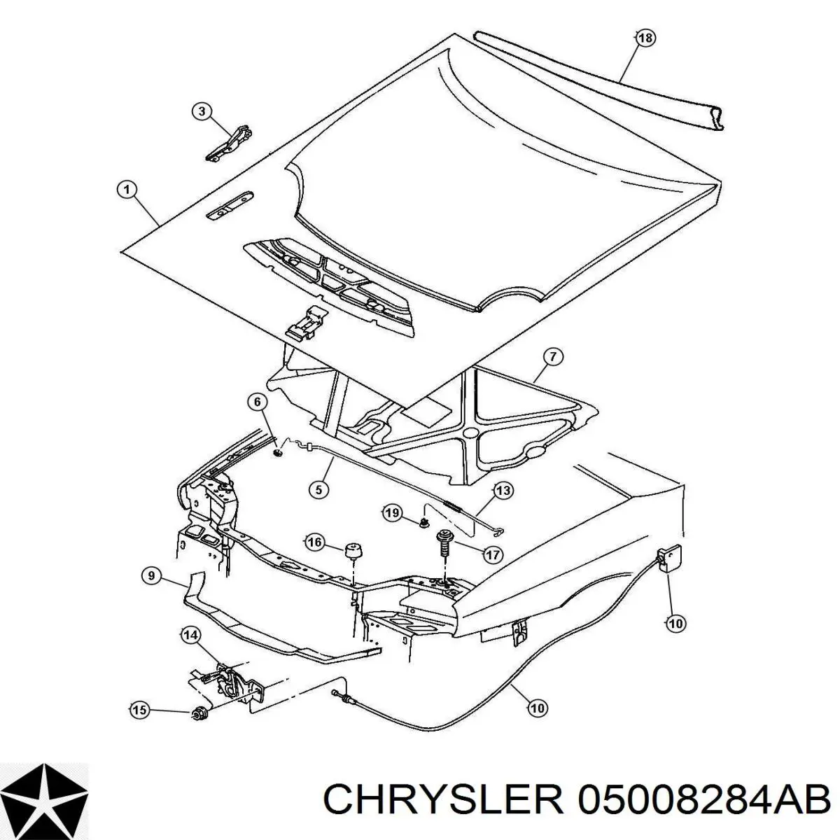 Купить 5008284AB Chrysler 